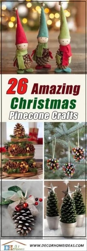DIY Christmas crafts from cones