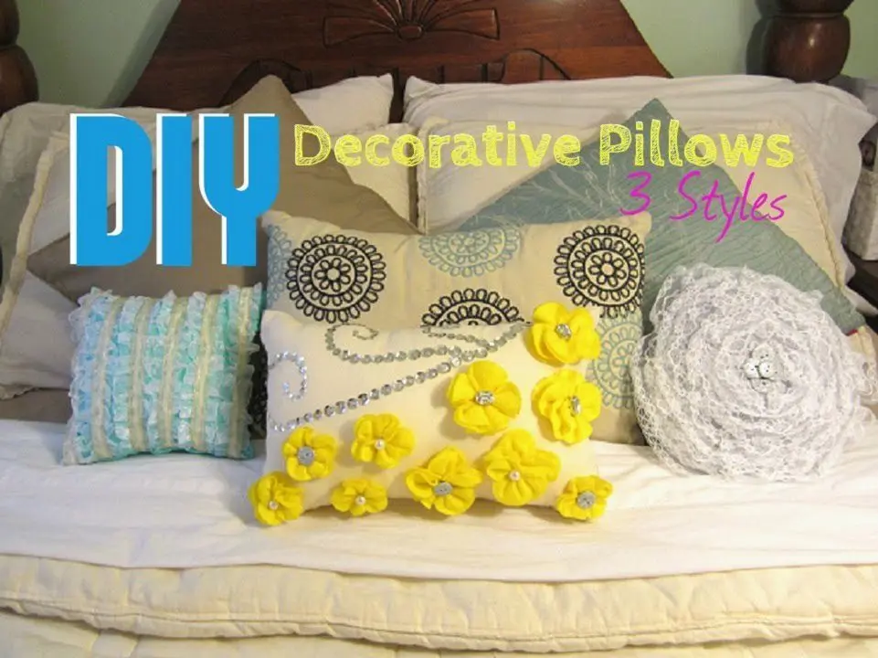 DIY decorative pillows: photo