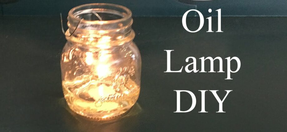 DIY oil lamp