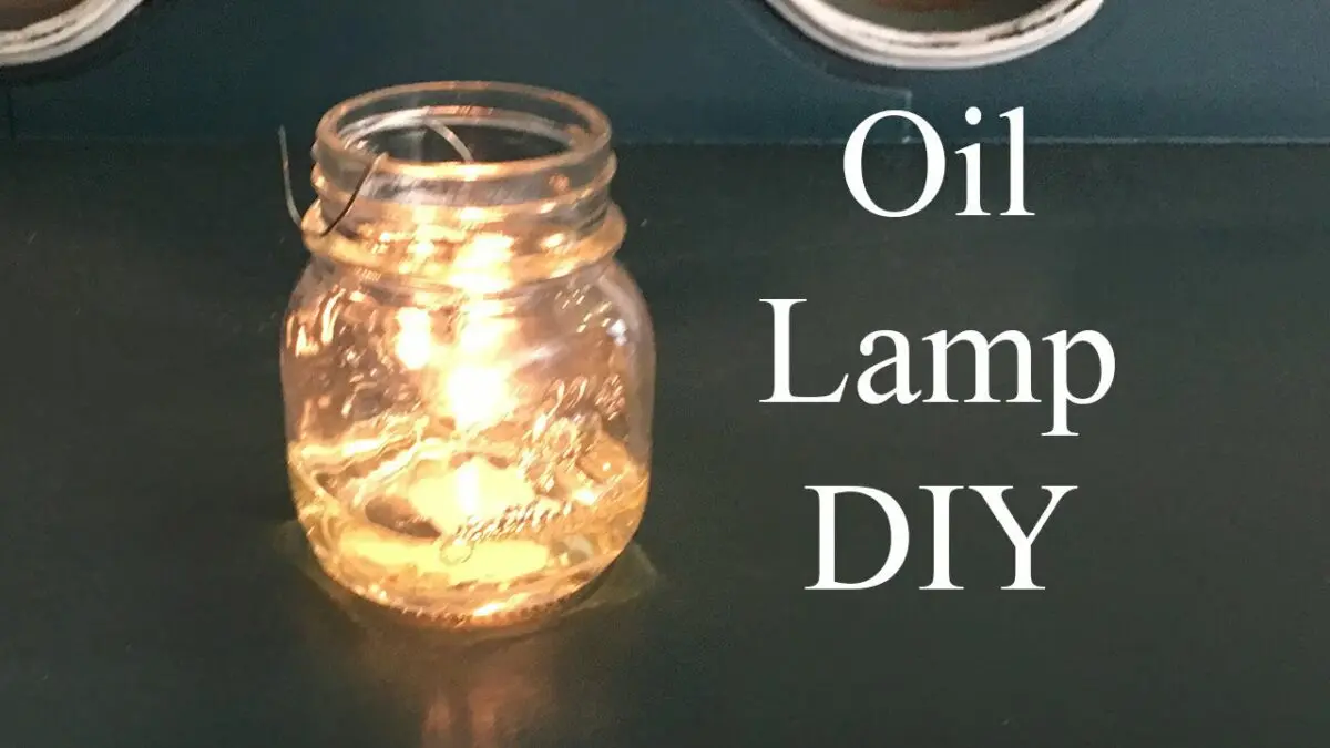 DIY oil lamp