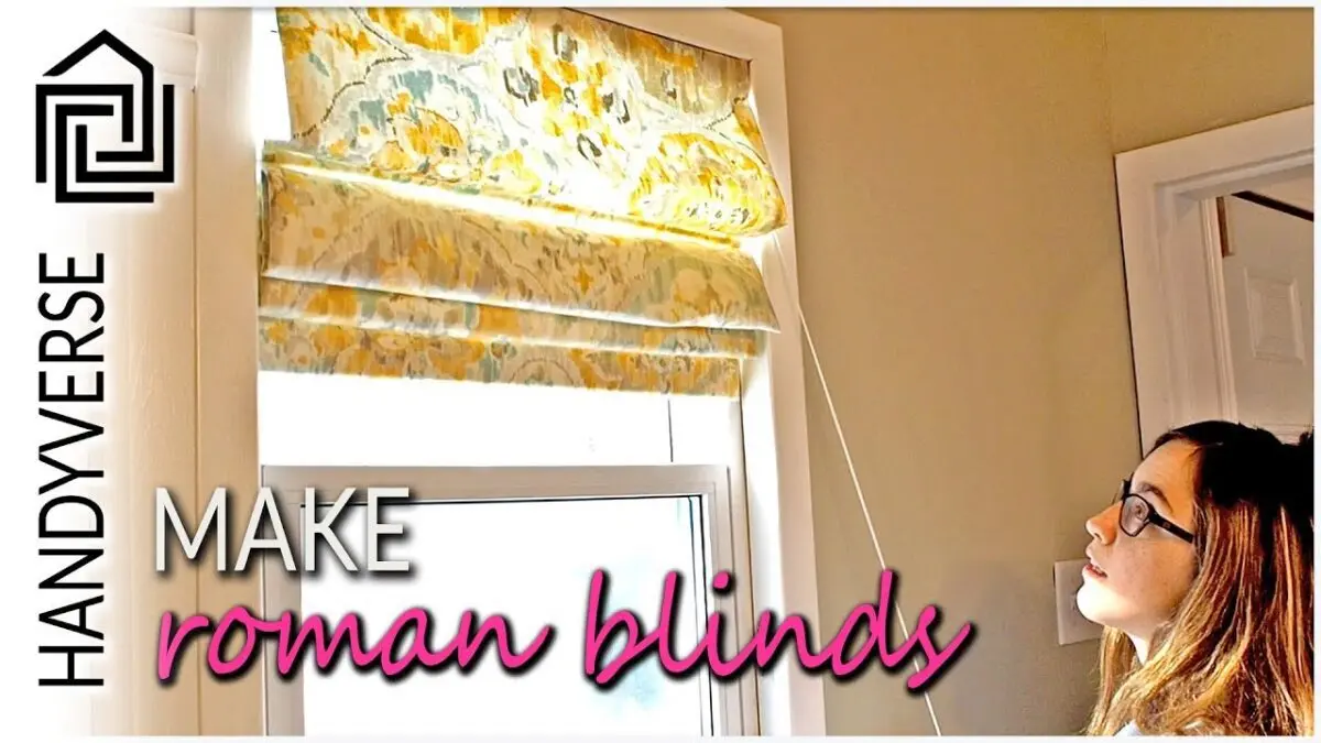 DIY Roman blinds: video