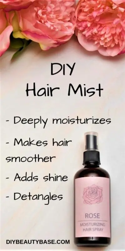 Do-it-yourself moisturizing hair spray at home