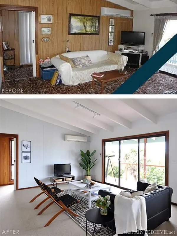 Do-it-yourself room repair in 5 days: before and after photos