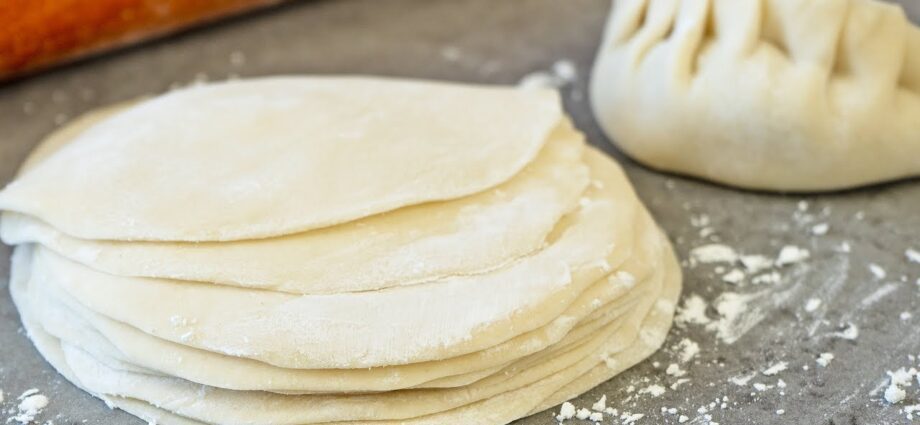 Dough for dumplings: recipe. Video