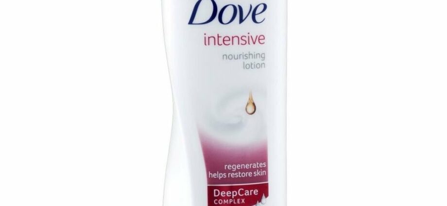 Dove Intensive Moisturizer: No dry skin!