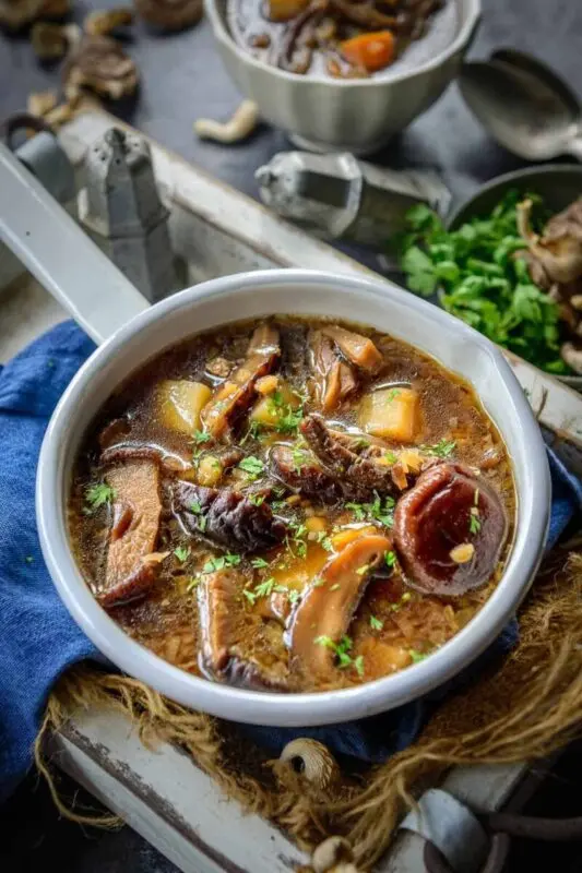 Dried mushroom soup: how to cook deliciously. Video