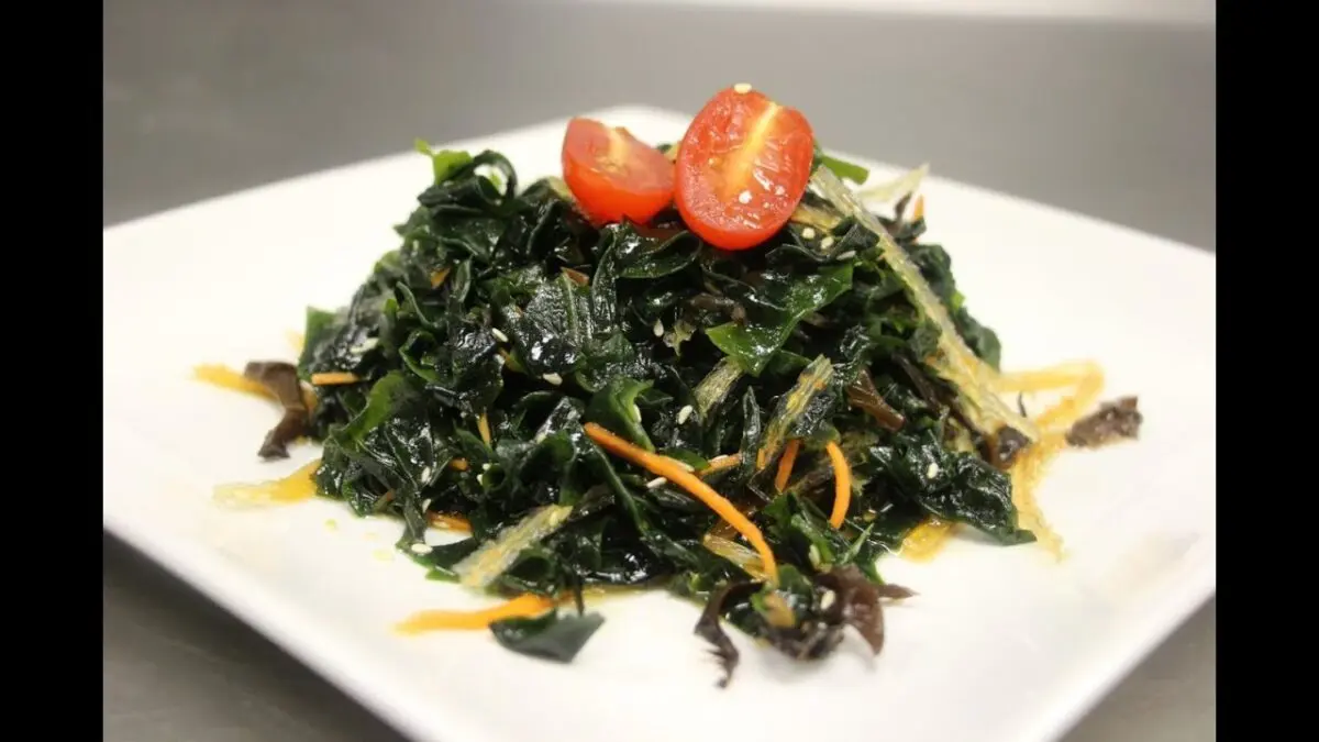 Dried seaweed. Video recipes