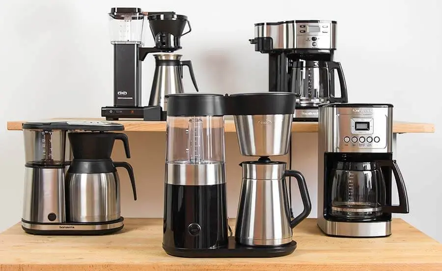 Drip coffee maker: testing different models