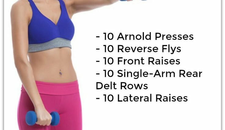 Dumbbell exercises for strong and slim shoulders with the Pin Twins