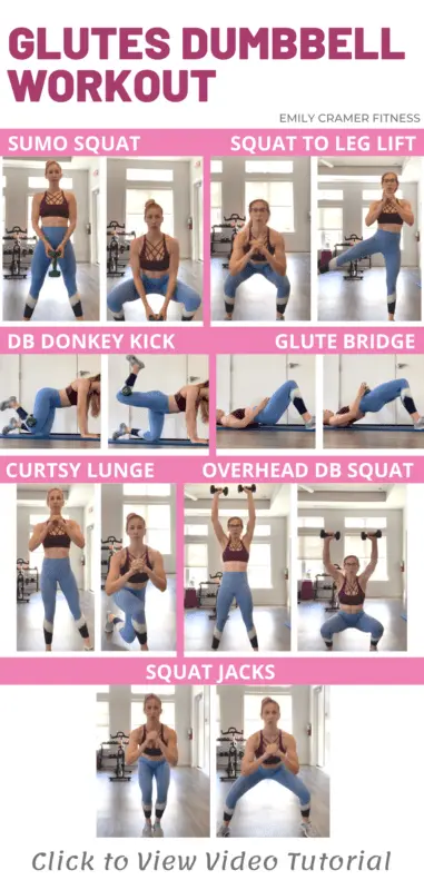 Dumbbell exercises to strengthen legs and glutes at home