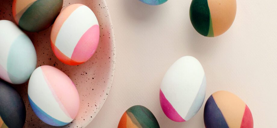 Easter 2019: what colors to paint eggs in