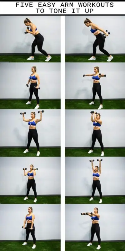 Easy Dumbbell Exercises to Tone Your Whole Body with the Pin Twins