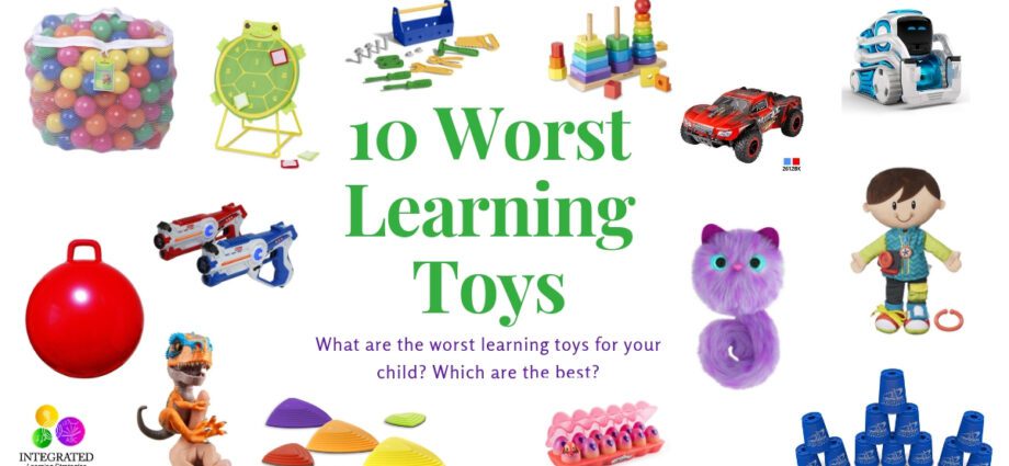 Образователни играчки за деца, които увреждат