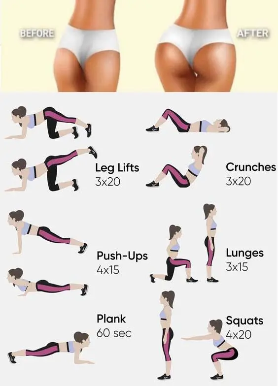 Effective exercises for the perfect butt from the twins from Novosibirsk