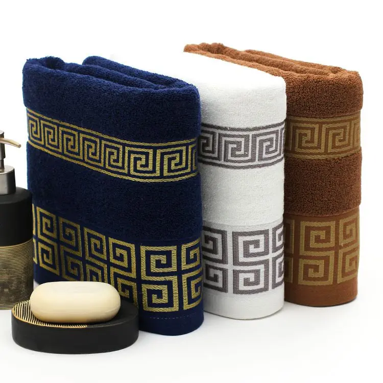 Elegant bath towels for the bathroom