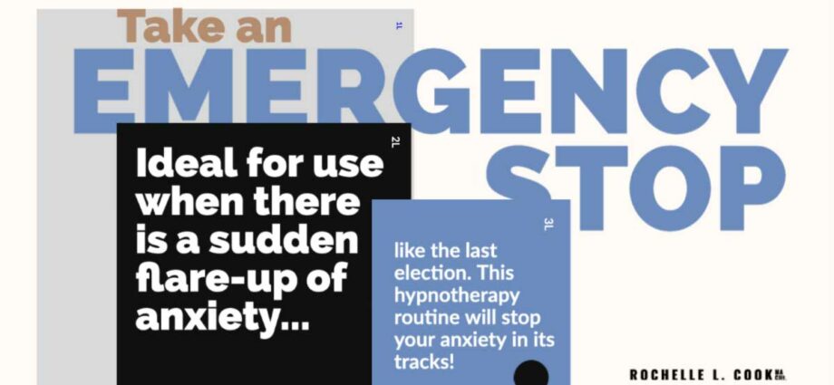 Emergency meditation for specific anxiety attacks