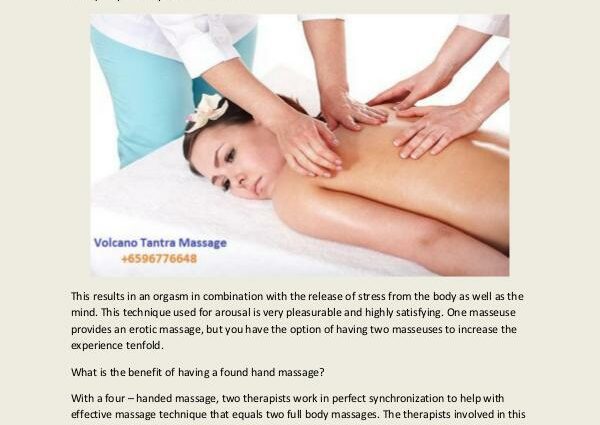 Erotic massage, instructions for use