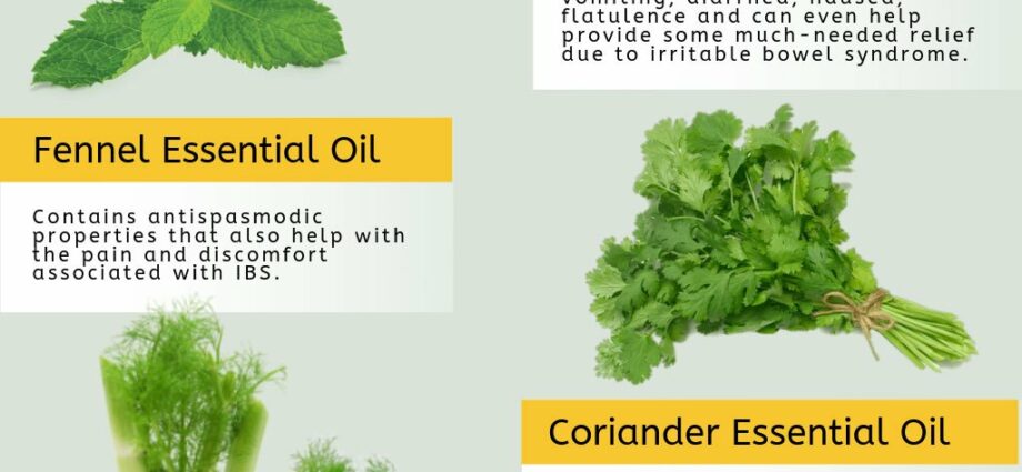 Essential oils to aid digestion