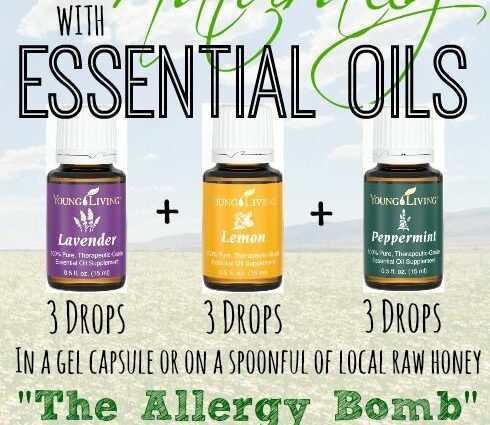 Essential oils to help with seasonal allergies