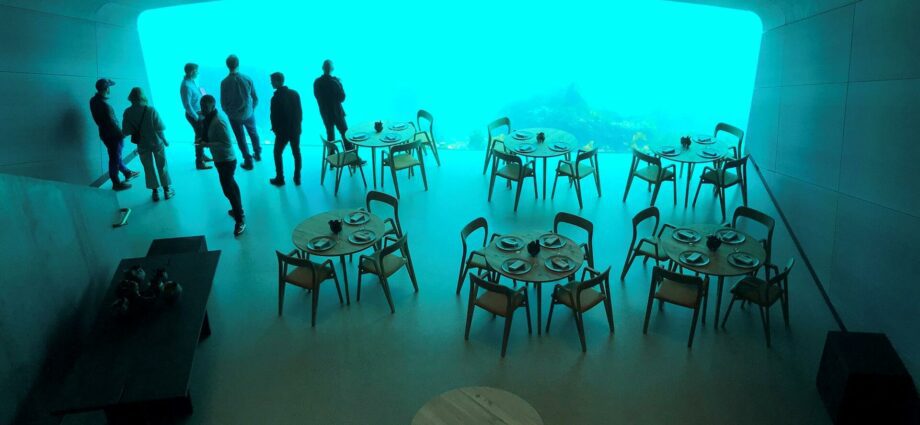 Europe&#8217;s first underwater restaurant has just opened its doors