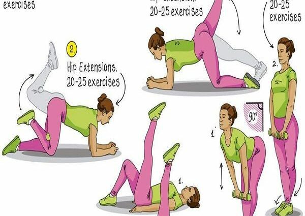 Exercises for beautiful buttocks