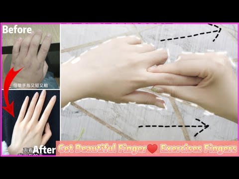 Exercises for slimming hands. Video