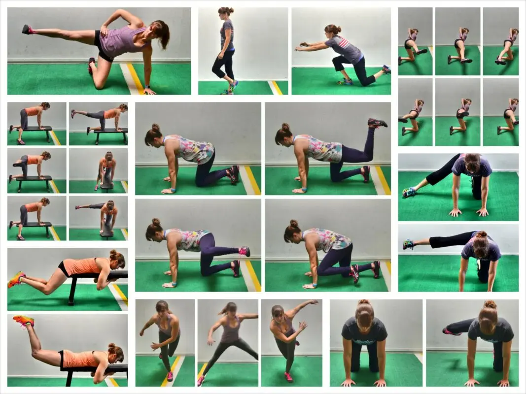 Exercises for strong and hard glutes with the Pin Twins