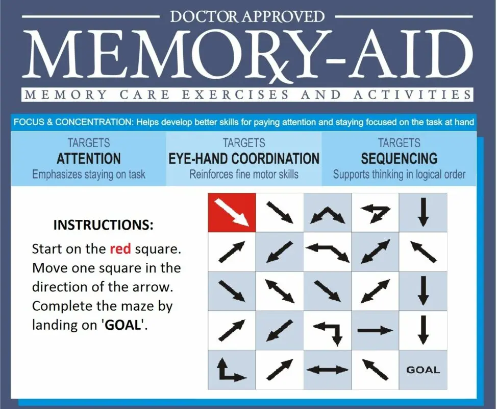 Exercises to develop attention and memory