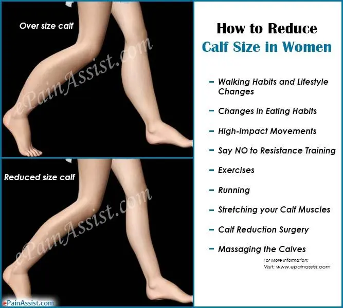 Exercises to reduce calves on the legs. Video