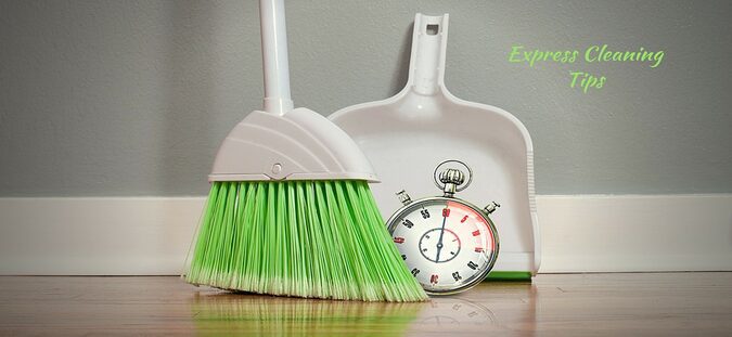 Express cleaning: how to put the perfect order in half an hour