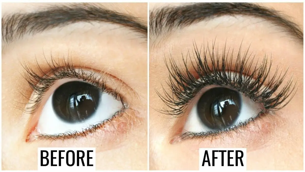 Eye enlargement with long eyelashes. Video