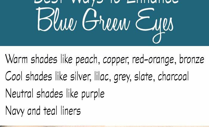 Eye makeup for blondes with blue, green eyes