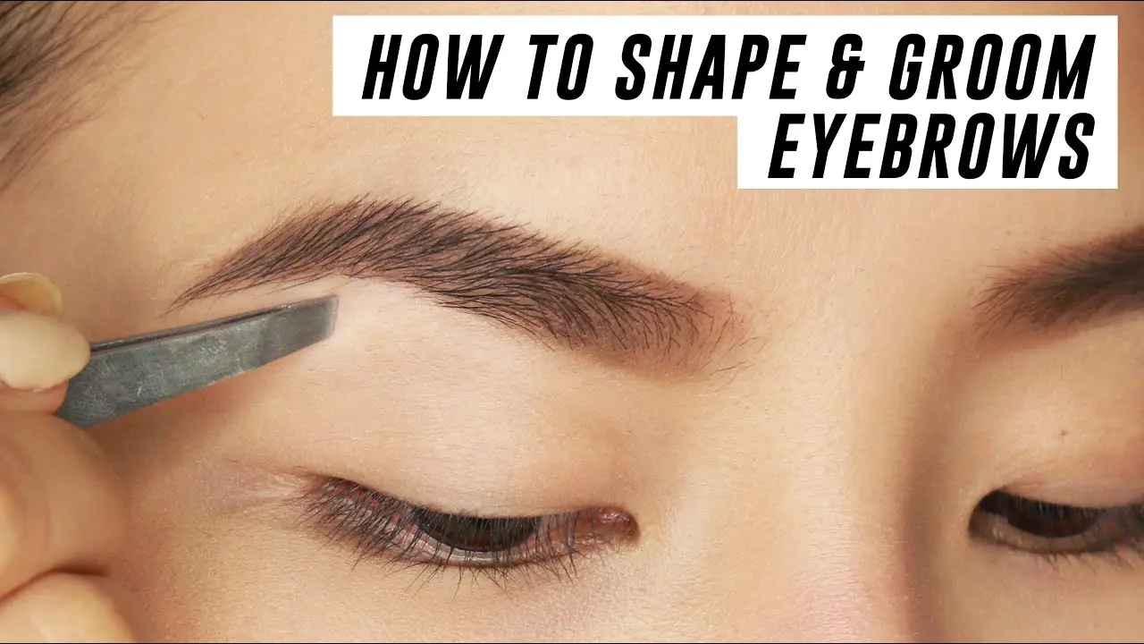 Eyebrow shape: how to pluck correctly? Video