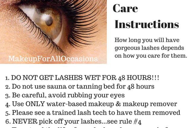 Eyelash Extension Care