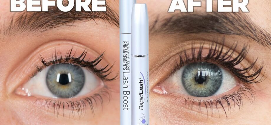 Eyelash growth products: video reviews