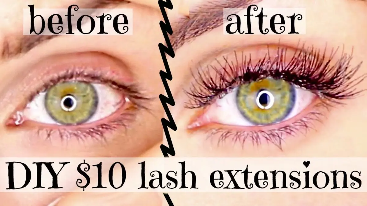 Eyelashes: how to build up at home? Video