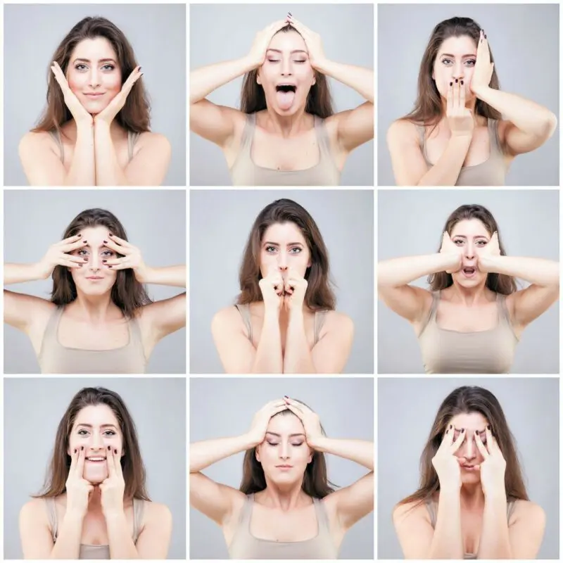 Face building &#8211; exercises for the muscles of the face