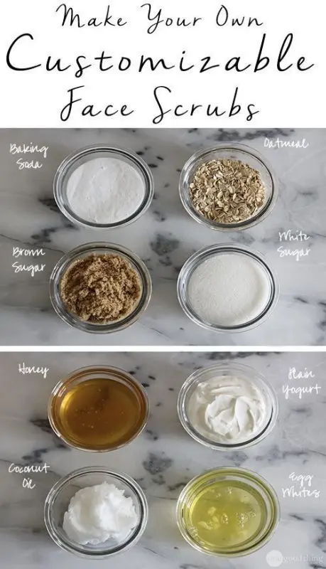 Face scrub: recipe for a homemade face scrub