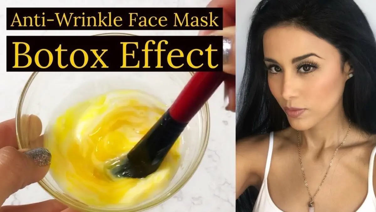 Facial masks: remove wrinkles. Video