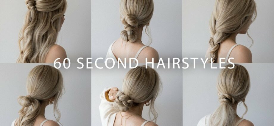 Fast hairstyles for long hair