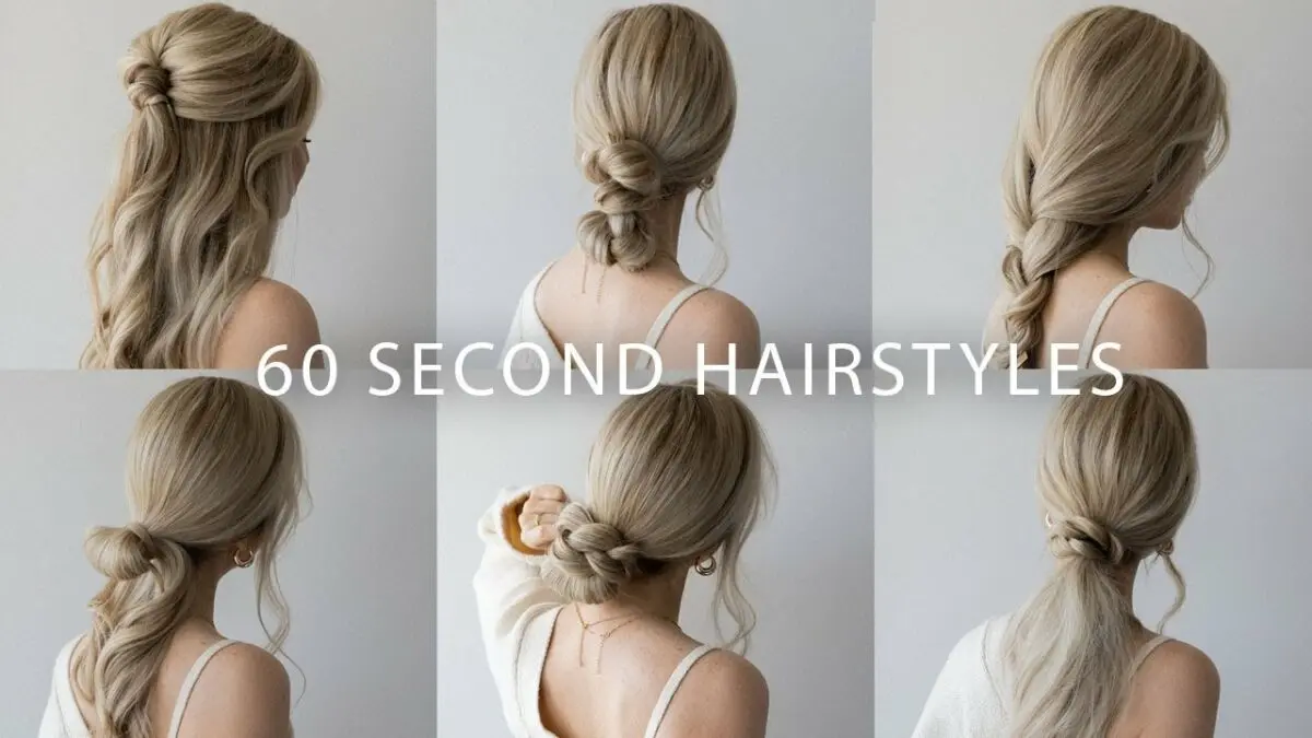 Fast hairstyles for long hair