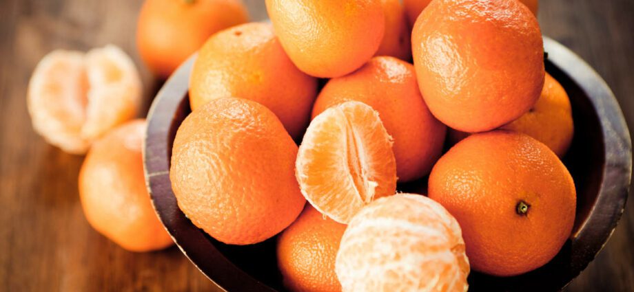 Fat-burning fruits: tangerines