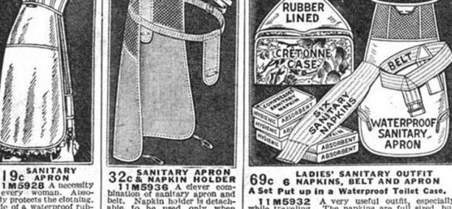 Feminine hygiene pads history of creation: what women used during menstruation