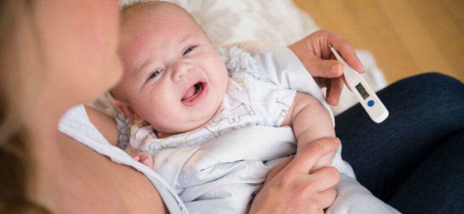 Fever in babies: lowering the baby&#8217;s temperature