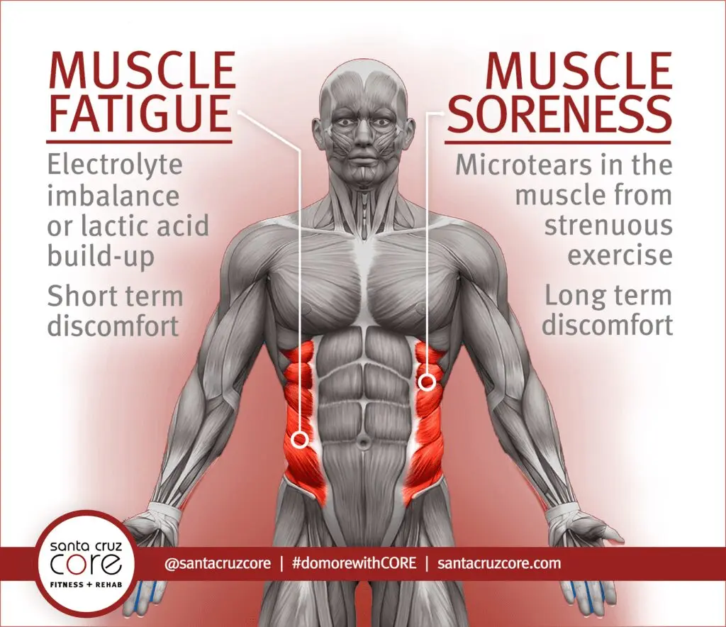 Fitness muscle fatigue