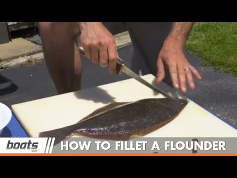 Flounder: how to clean? Video