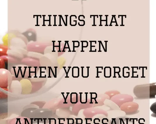 Forget antidepressant medication