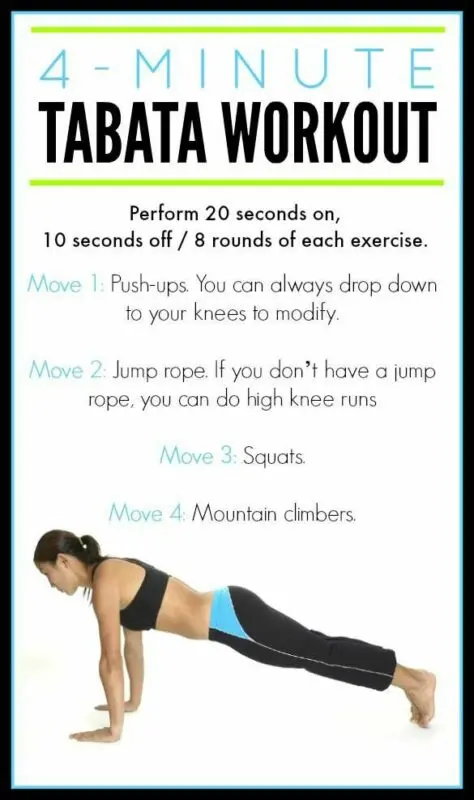 Four-minute home workout for those who don&#8217;t have time