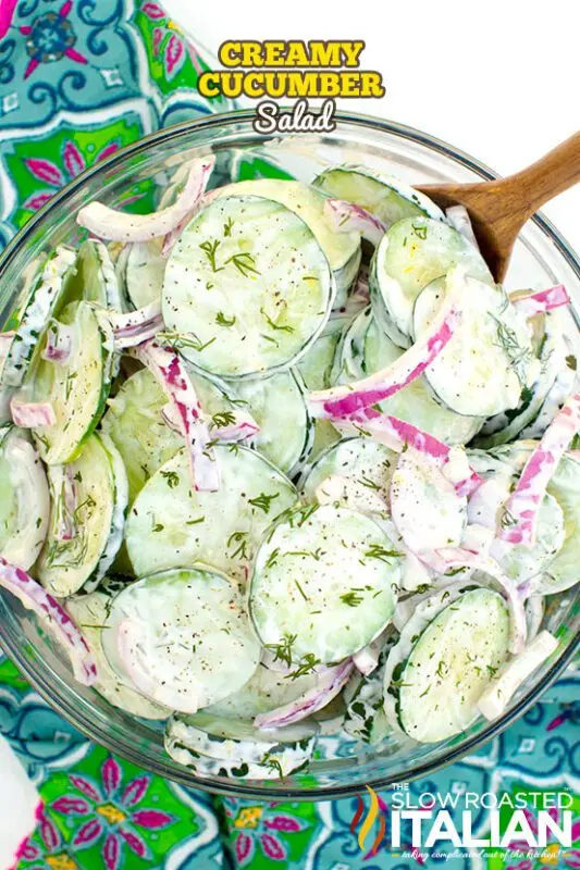 Fresh cucumber salads: summer food. Video