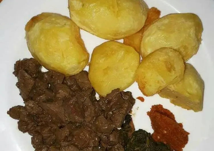 Fried liver with potatoes: recipe. Video